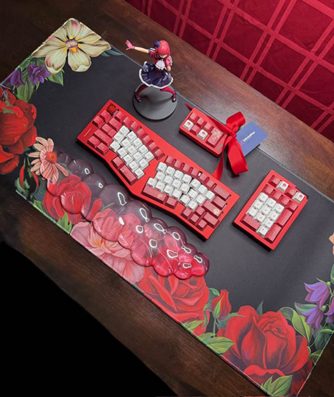 Alice Rose Theme Vs5 Mechanical Keyboard Full Set