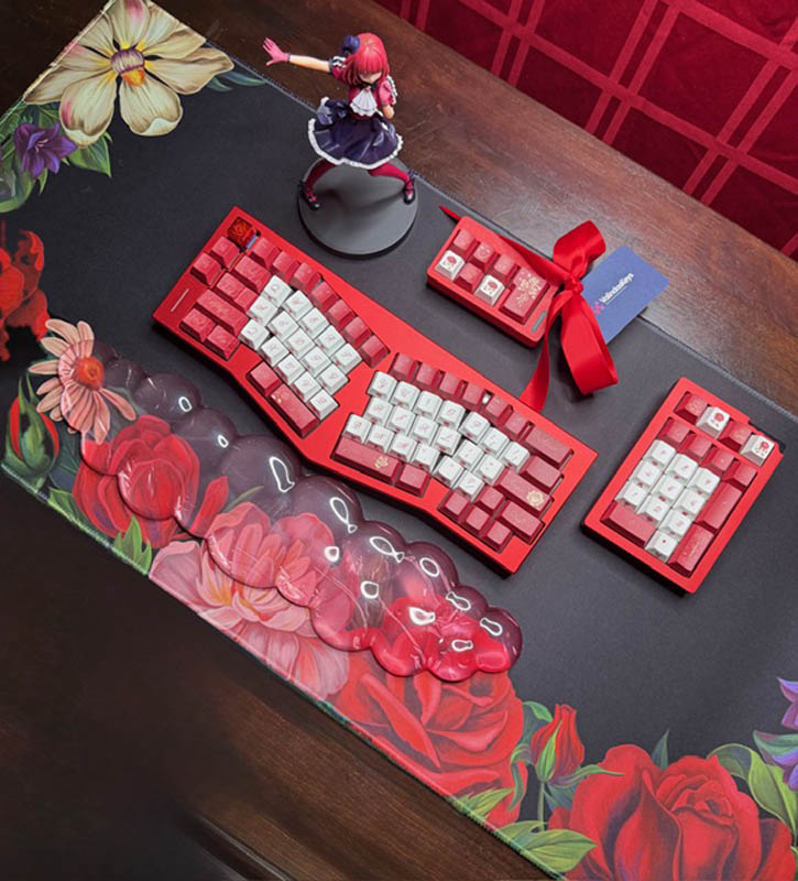 Alice Rose Theme Vs5 Mechanical Keyboard Full Set
