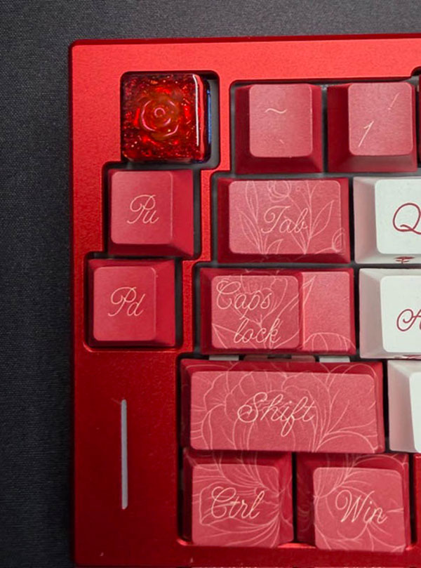 Alice Rose Theme Vs5 Mechanical Keyboard Full Set