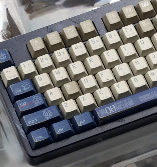 Gundam08 Military Theme Mechanical Keyboard Full Set - Image 12
