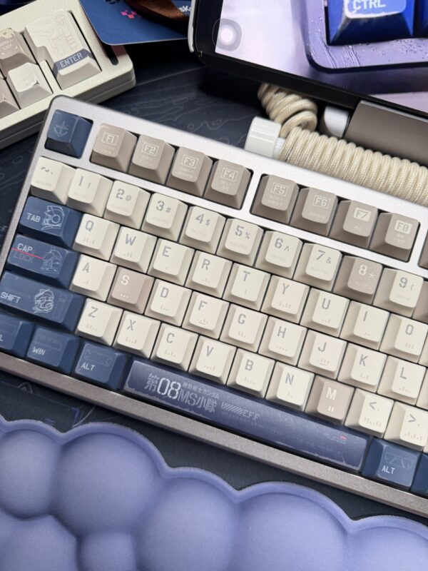 Gundam08 Military Theme Mechanical Keyboard Full Set - Image 21