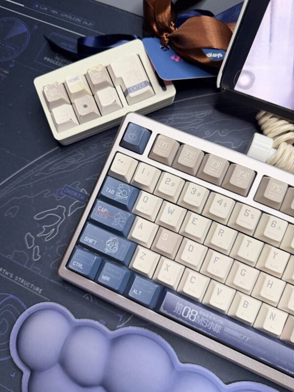 Gundam08 Military Theme Mechanical Keyboard Full Set - Image 22