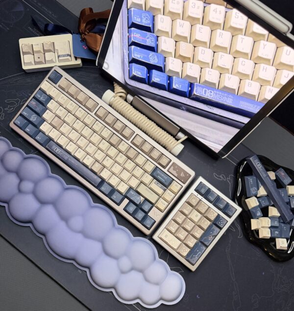 Gundam08 Military Theme Mechanical Keyboard Full Set - Image 11