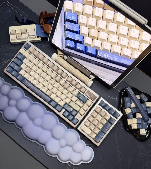 Gundam08 Military Theme Mechanical Keyboard Full Set - Image 26