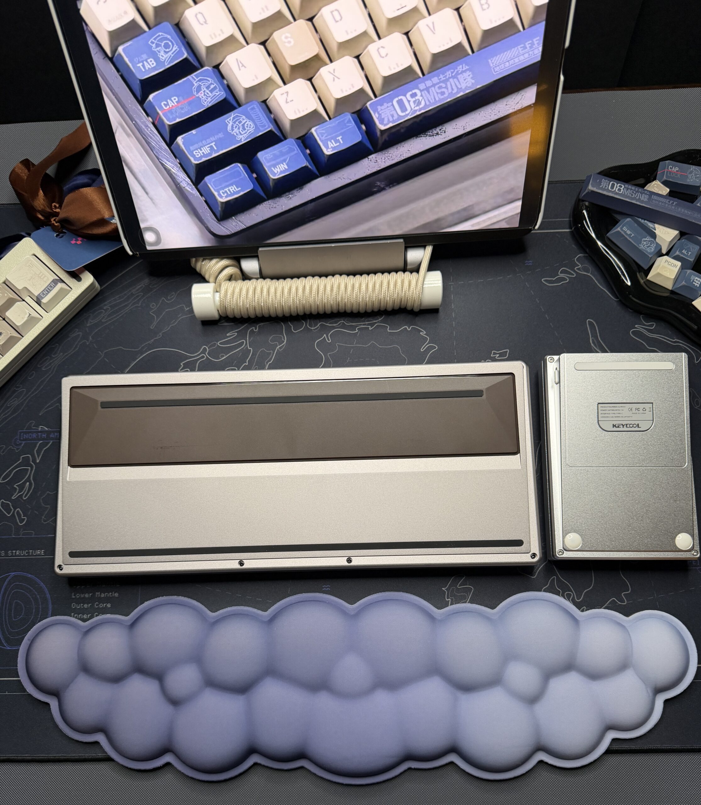 Gundam08 Military Theme Mechanical Keyboard Full Set - Image 7