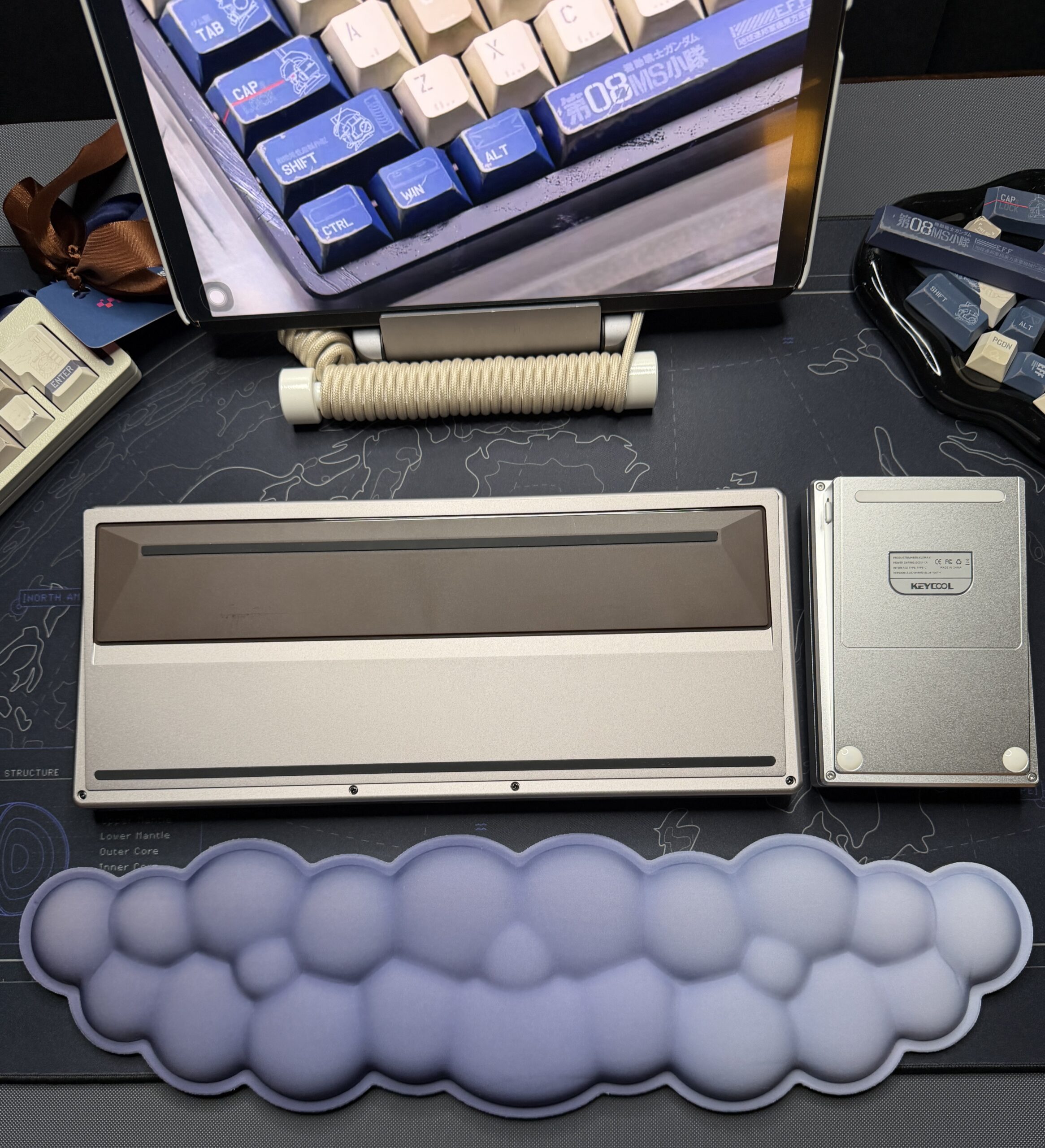 Gundam08 Military Theme Mechanical Keyboard Full Set - Image 6