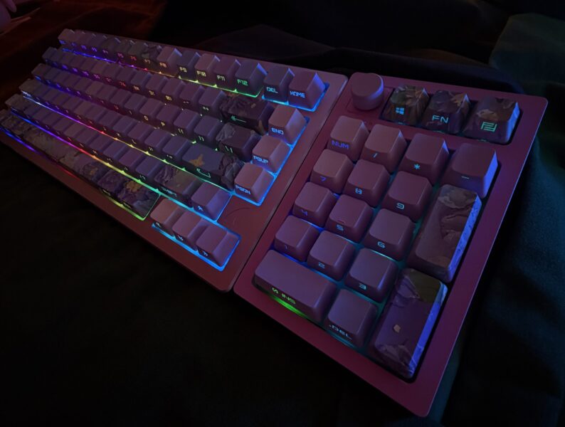 Lavender Green Theme Mechanical Keyboard Full Set - Image 22