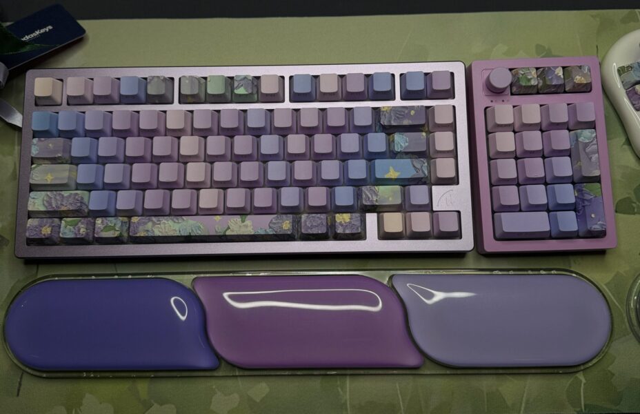 Lavender Green Theme Mechanical Keyboard Full Set - Image 24
