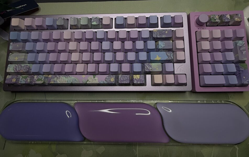 Lavender Green Theme Mechanical Keyboard Full Set - Image 30