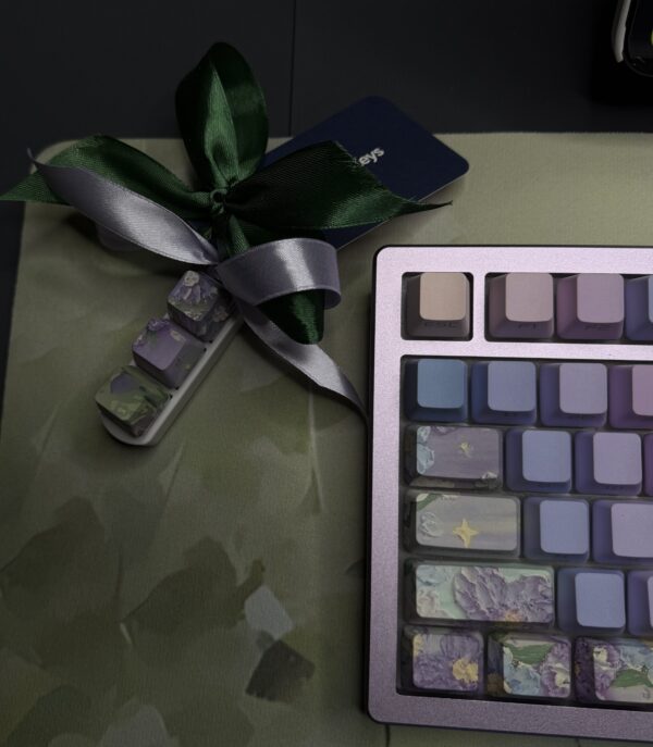 Lavender Green Theme Mechanical Keyboard Full Set - Image 37