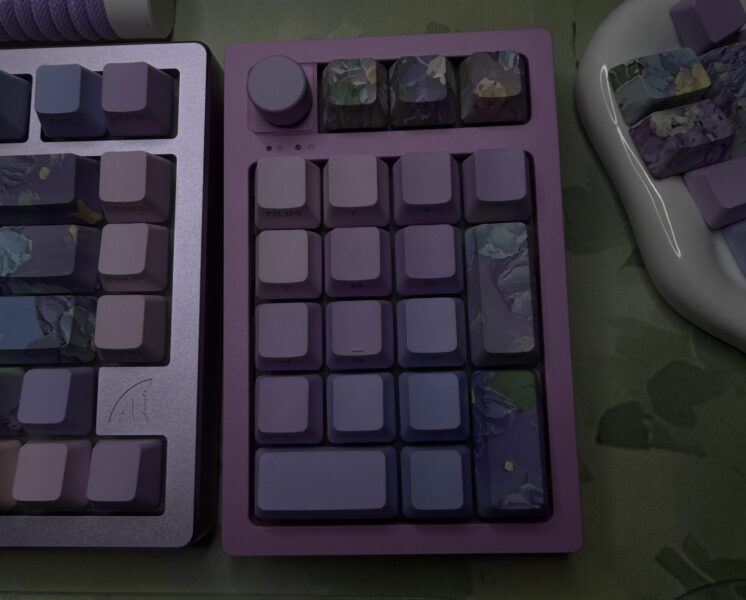 Lavender Green Theme Mechanical Keyboard Full Set - Image 42