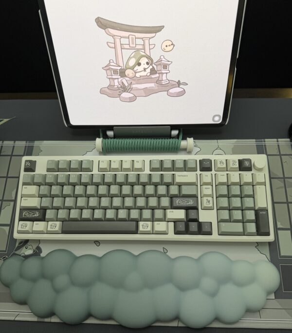 The Green Mori Theme Mechanical Keyboard Full Set - Image 13