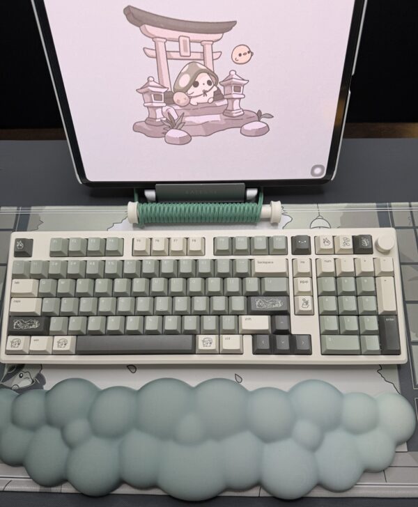 The Green Mori Theme Mechanical Keyboard Full Set - Image 14