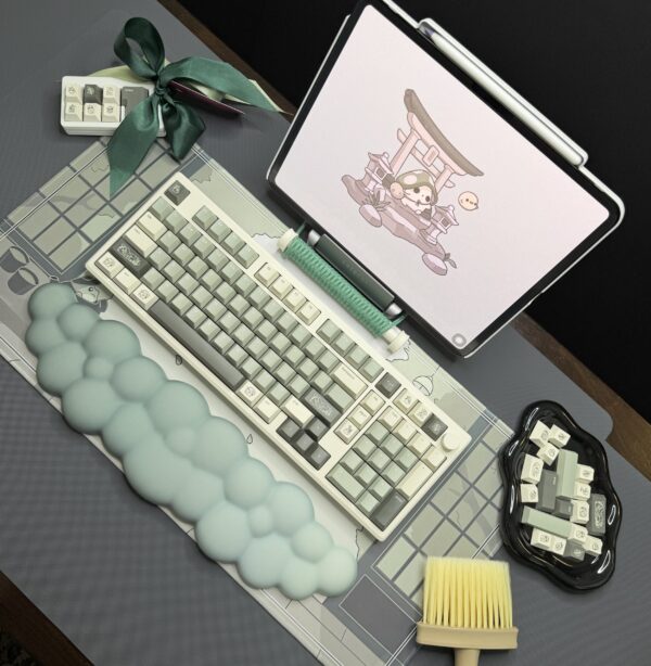 The Green Mori Theme Mechanical Keyboard Full Set - Image 17