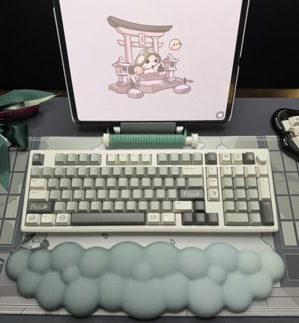 The Green Mori Theme Mechanical Keyboard Full Set - Image 16