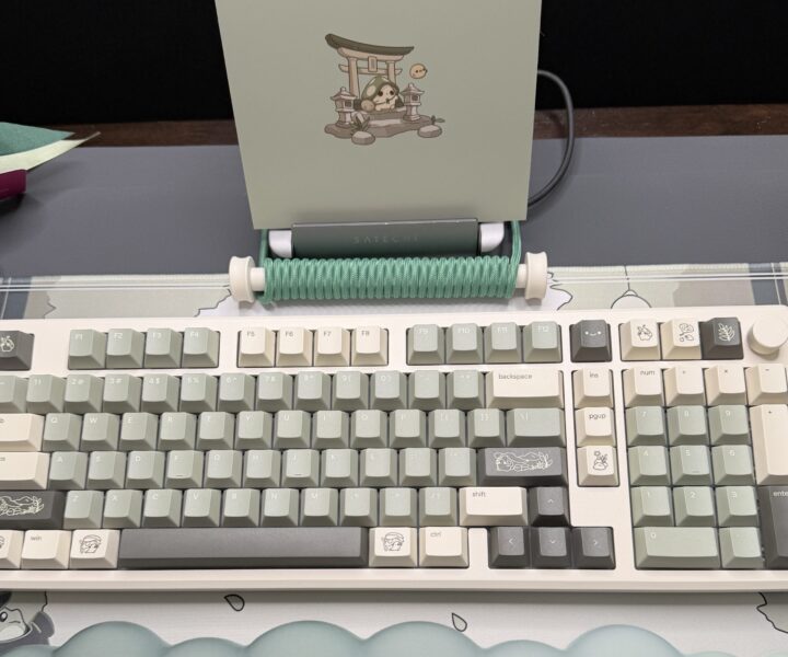 The Green Mori Theme Mechanical Keyboard Full Set - Image 15