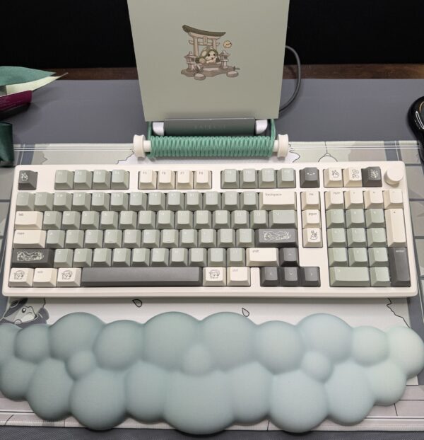 The Green Mori Theme Mechanical Keyboard Full Set
