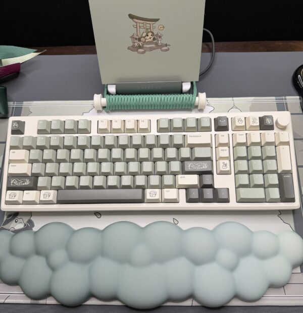 The Green Mori Theme Mechanical Keyboard Full Set - Image 20