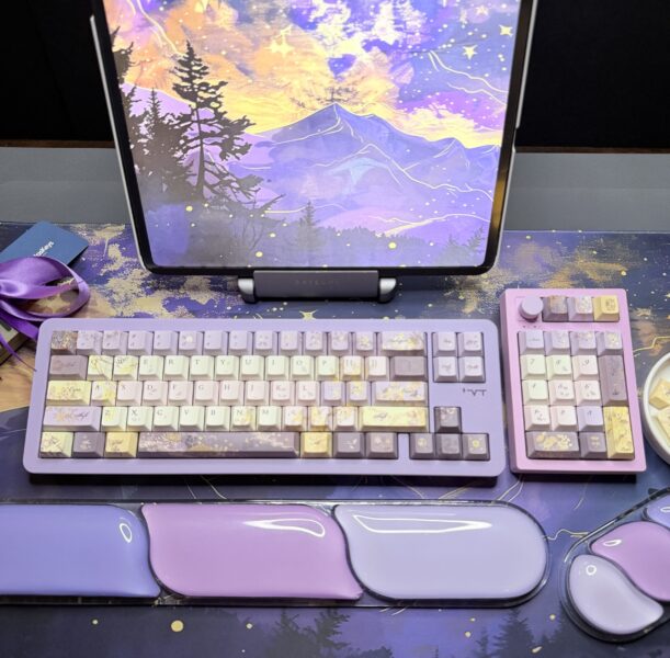 Purple Dreams Theme Mechanical Keyboard Full Set - Image 2