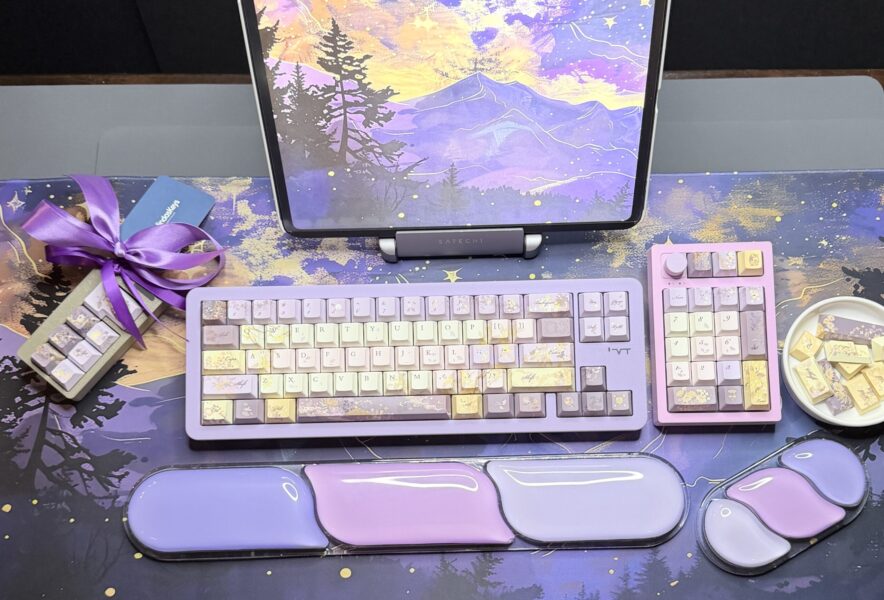 Purple Dreams Theme Mechanical Keyboard Full Set - Image 9