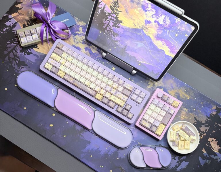 Purple Dreams Theme Mechanical Keyboard Full Set - Image 17