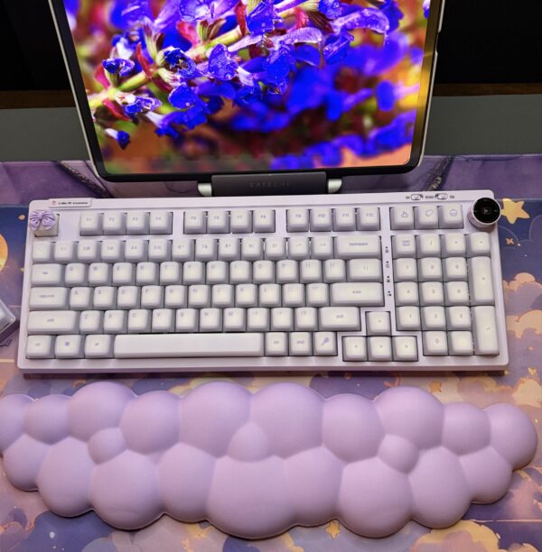 The Lavender Silicone Mechanical Keyboard Full Set