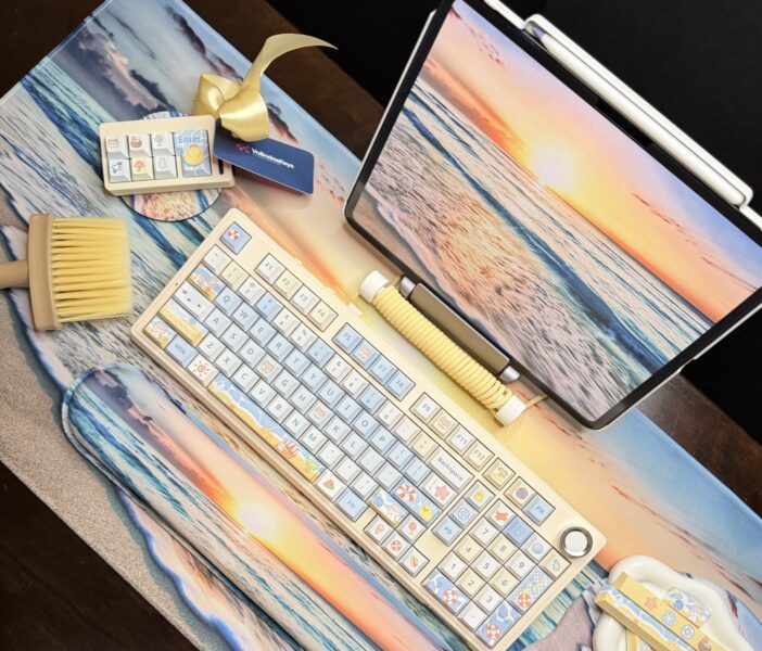 The Day at the Beach Theme Mechanical Keyboard Full Set - Image 10