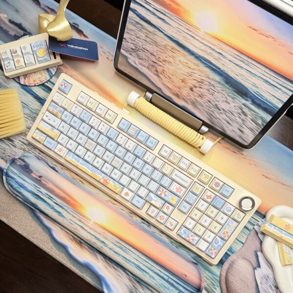 The Day at the Beach Theme Mechanical Keyboard Full Set