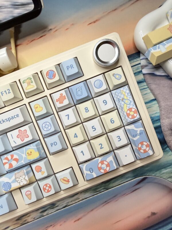 The Day at the Beach Theme Mechanical Keyboard Full Set - Image 3